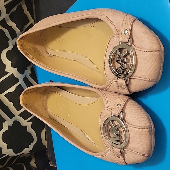 Beige Michael Kors Ballet Flats - Picture 1 of 3